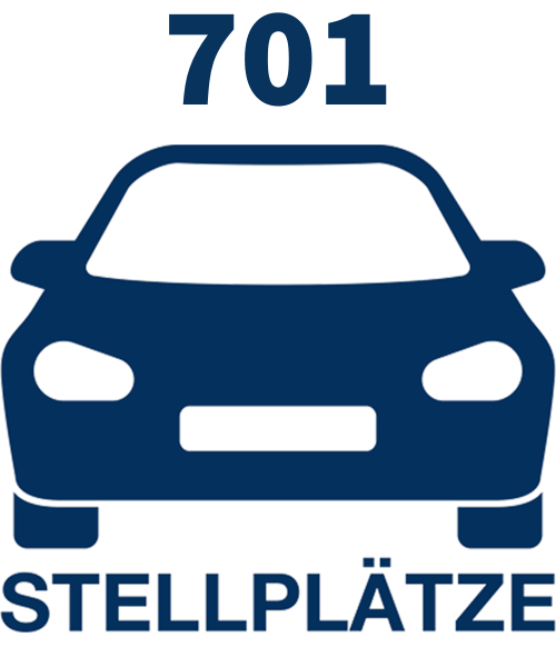 Stellplatzanzahl 701