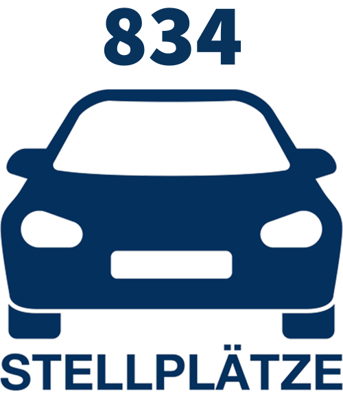 Stellplatzanzahl 834